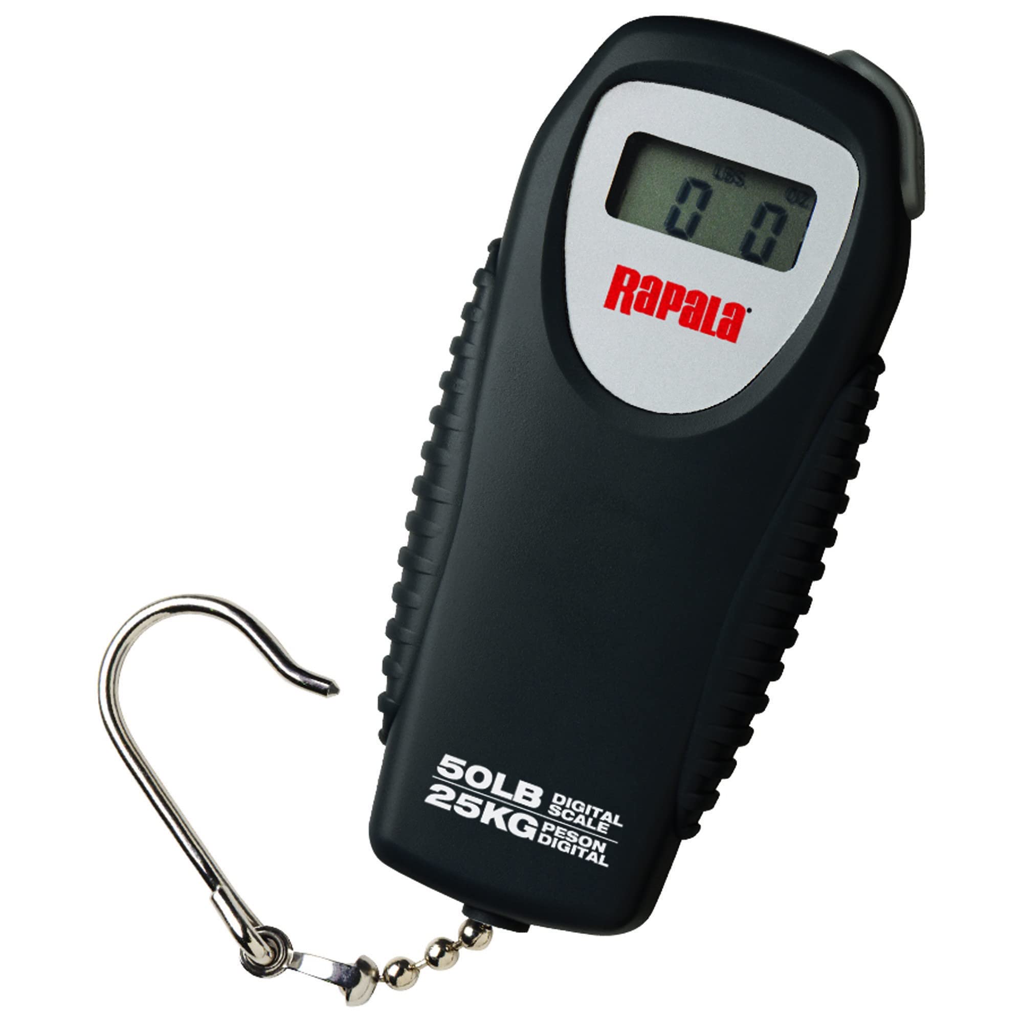 Rapala Mini Digital Scale 50lb - Portable Fishing Scale with LCD Display for Bass, Trout, and Kayak Fishing | Perfect for Anglers, Camping, and Outdoor Adventures