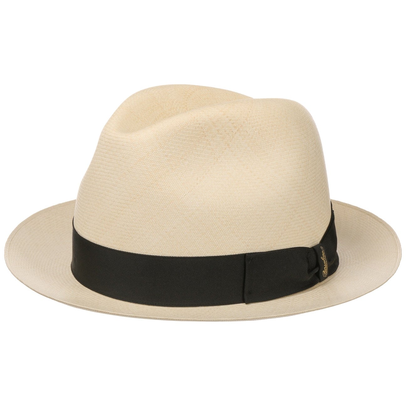 Borsalino Prestige Panama Bogart Hat - Classic Straw Fedora for Men - Perfect for Summer, Outdoor Events & Casual Style