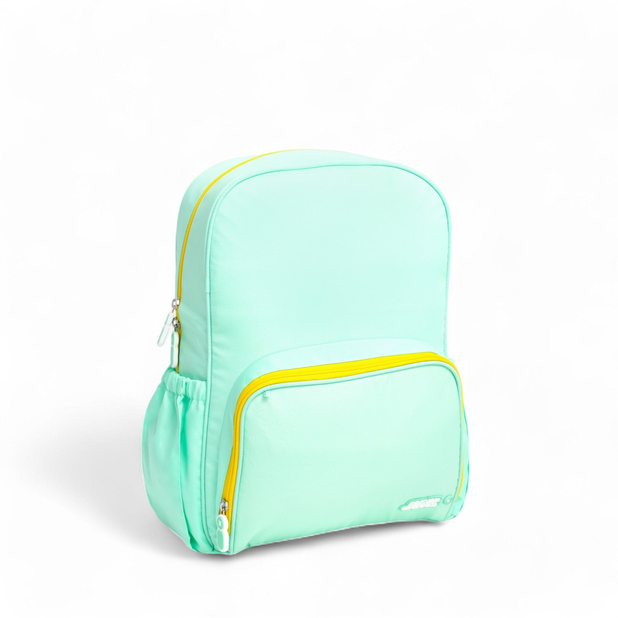 Moji Medium Backpack for Women & Men - Lightweight Mint Green Laptop Backpack with USB Charging Port, Water Resistant College School Travel Backpack - Perfect for Work, Commuting & Outdoor Adventures