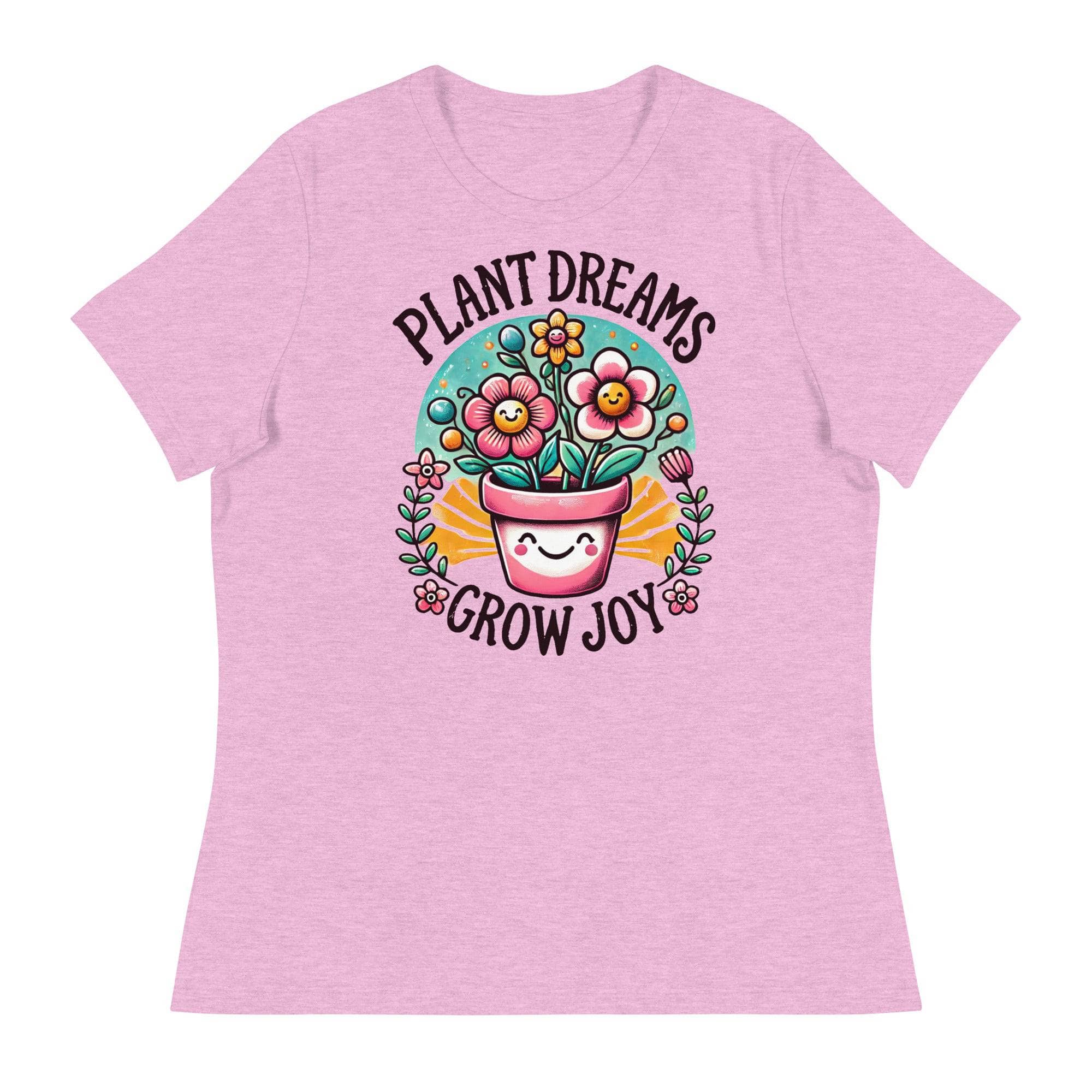 Plant Dreams Grow Joy T-Shirt - Inspirational Gardening Tee for Plant Lovers, Comfortable Cotton Shirt for Women & Men - Perfect for Gardening, Outdoor Activities & Casual Wear