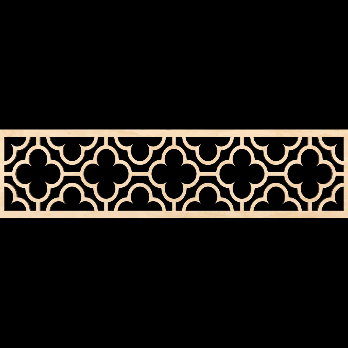 Chicago Fretwork Moulding - Decorative Wood Trim for Home & Furniture | Perfect for DIY Projects, Wall Paneling, and Cabinet Accents
