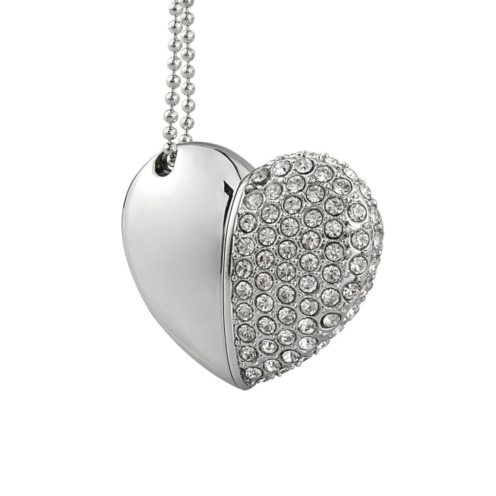 10pcs Crystal Diamond Heart 32GB USB 3.0 Flash Drive - High Speed Memory Stick for Business Gifts, Wedding Favors, Promotions & Data Storage