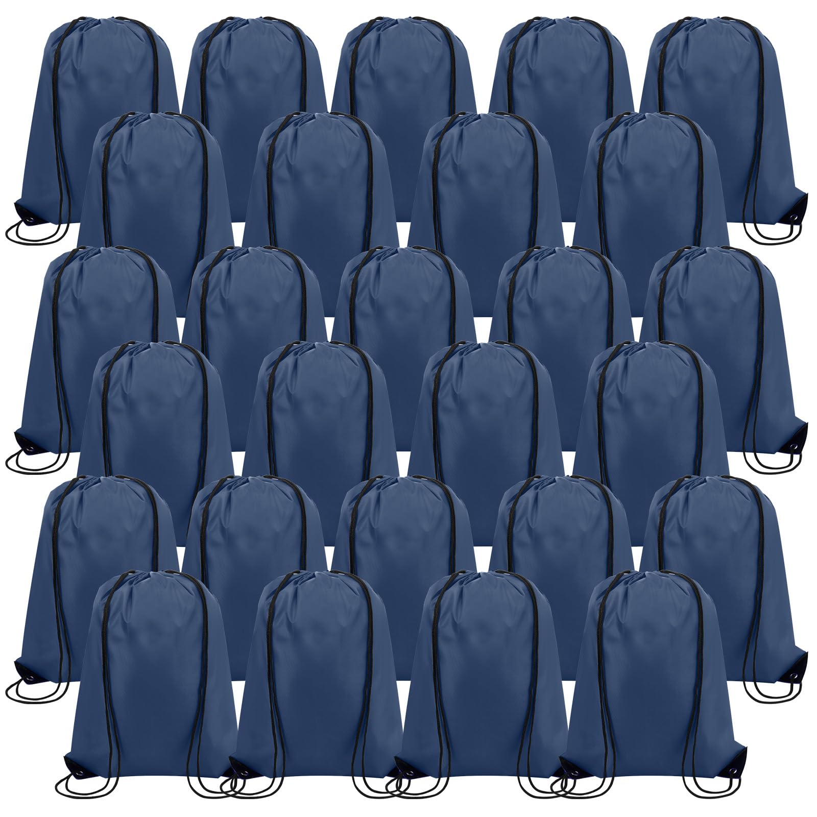 Silkfly 100 Pack Drawstring Backpacks Bulk - Durable Cinch Bags for Gym, School, Travel & Storage - Perfect for Sports, Events, DIY Gifts & Party Favors