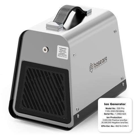AlorAir 555 Pro Ion Generator - Odor Eliminator & Air Purifier for Home, Office, and Car | Removes Smoke, Pet, and Cooking Smells | Compact & Powerful Air Freshener