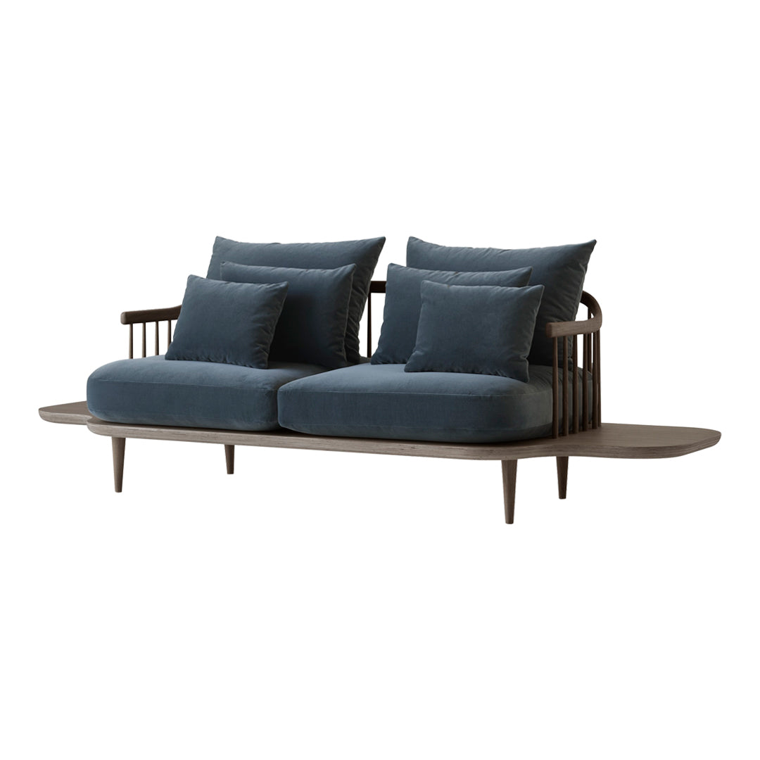 FLY SC3 2-Seater Sofa with Side Tables - Modern Living Room Furniture for Small Spaces | Perfect for Apartments, Condos & Cozy Home Decor