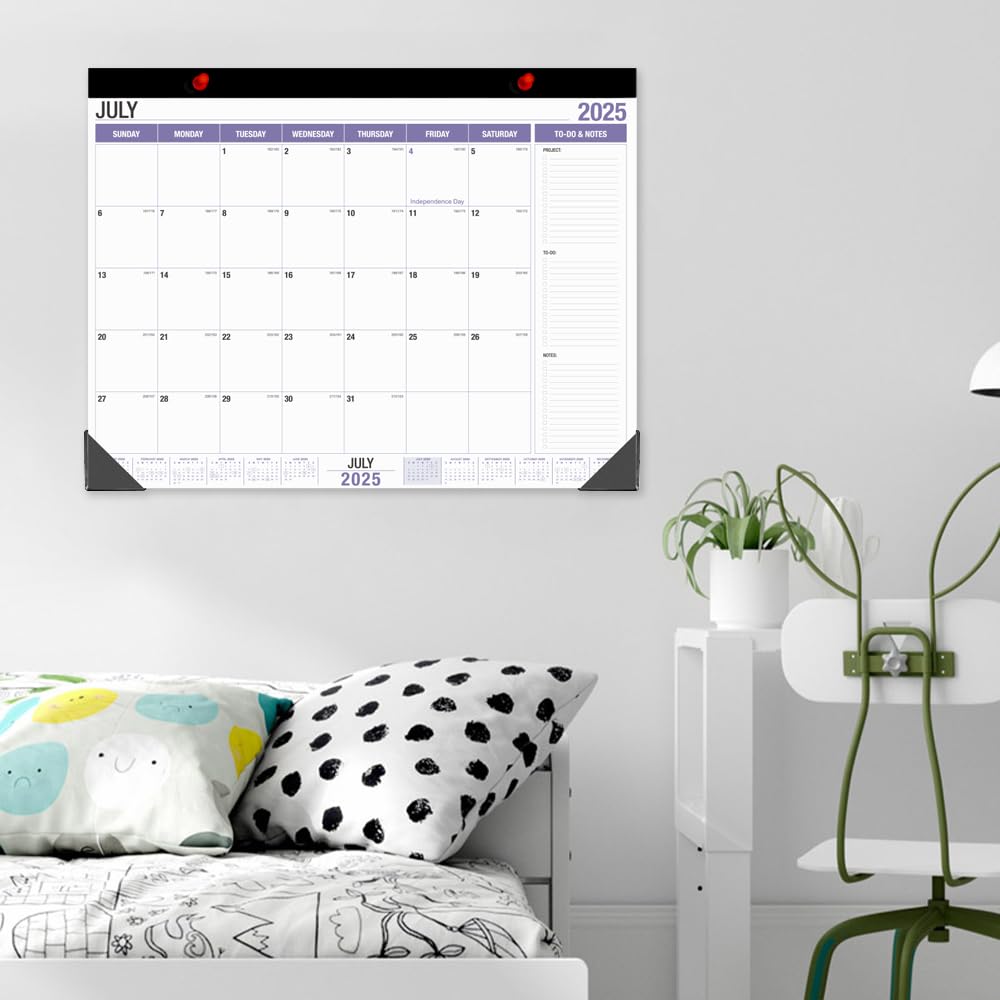 2025-2026 Large Desk Calendar (July 2025 - December 2026) | 22