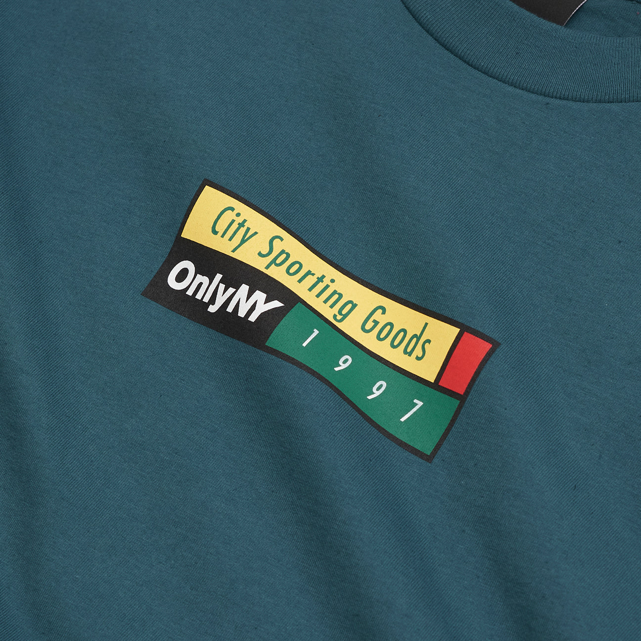 Only NY Sporting Goods T-Shirt - Teal Color | Comfortable & Stylish Activewear for Gym, Running & Casual Outfits