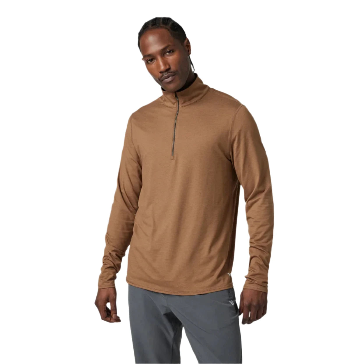 Men's Ease Performance 1/2 Zip Pullover 2.0 - Lightweight Athletic Shirt for Running, Hiking & Outdoor Activities