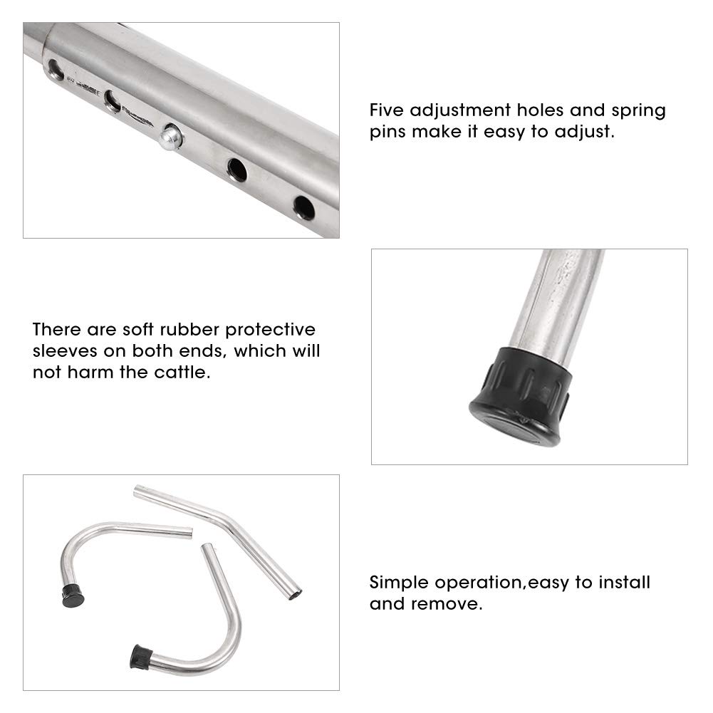 Adjustable Anti-Kicking Stick for Cattle - Durable Cow Kicking Prevention Tool & Farm Equipment Accessory - Perfect for Milking, Veterinary Care & Livestock Handling