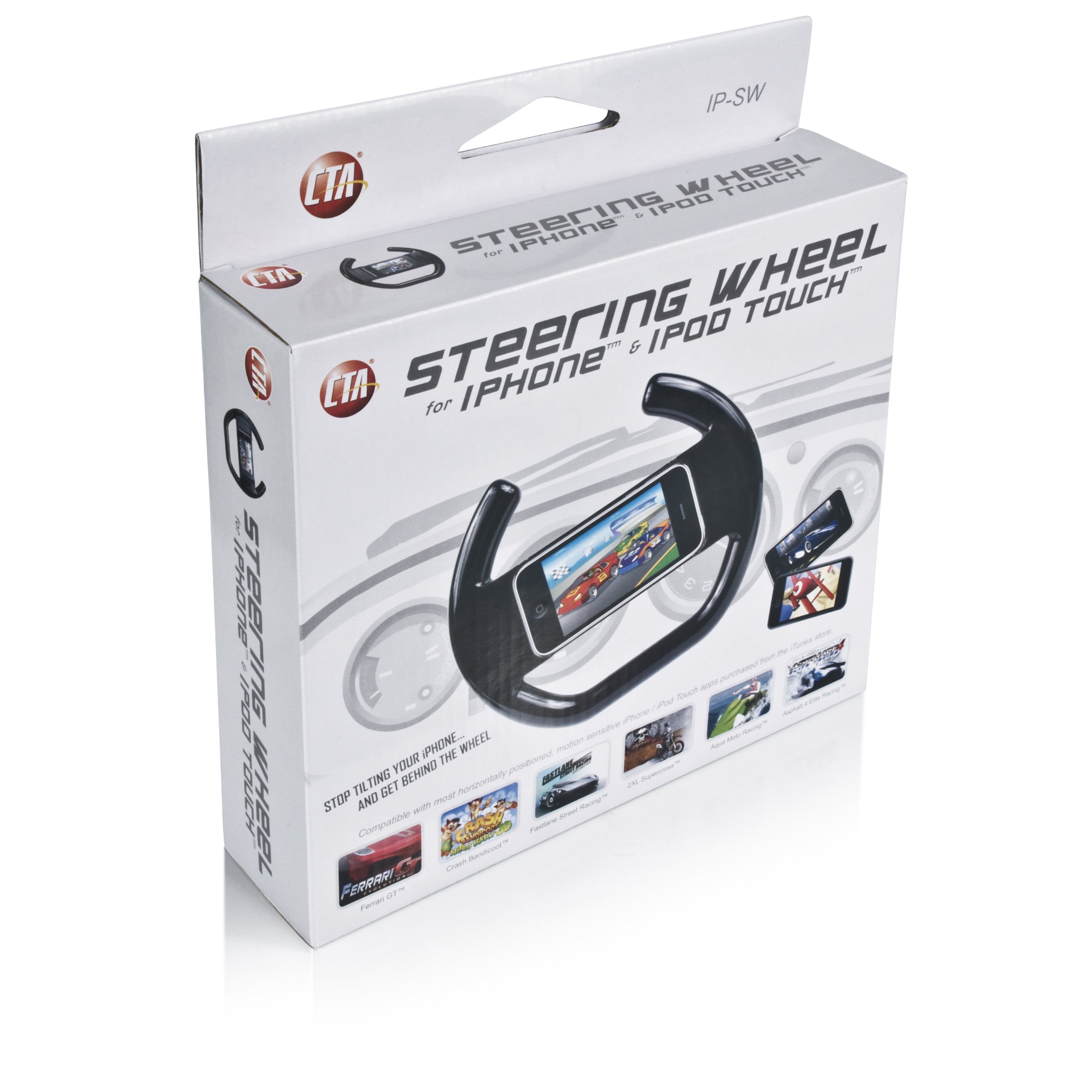 Universal Car Steering Wheel Holder for iPhone & iPod Touch - Secure Mount for Hands-Free Driving & GPS Navigation
