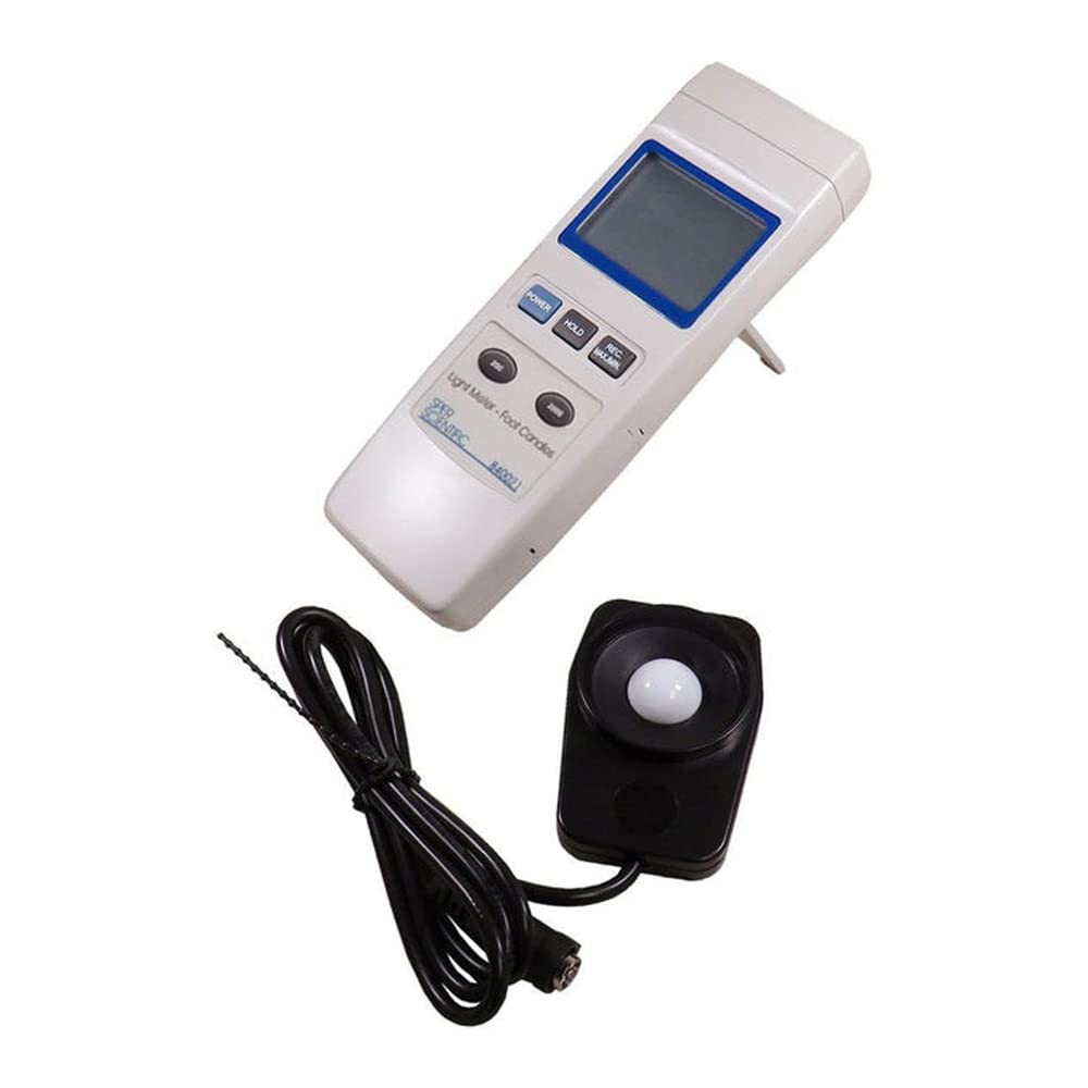 Sper Scientific 840021 Digital Light Meter for Foot Candles & Lux Measurement - Perfect for Indoor Lighting, Photography, and Plant Growth Monitoring