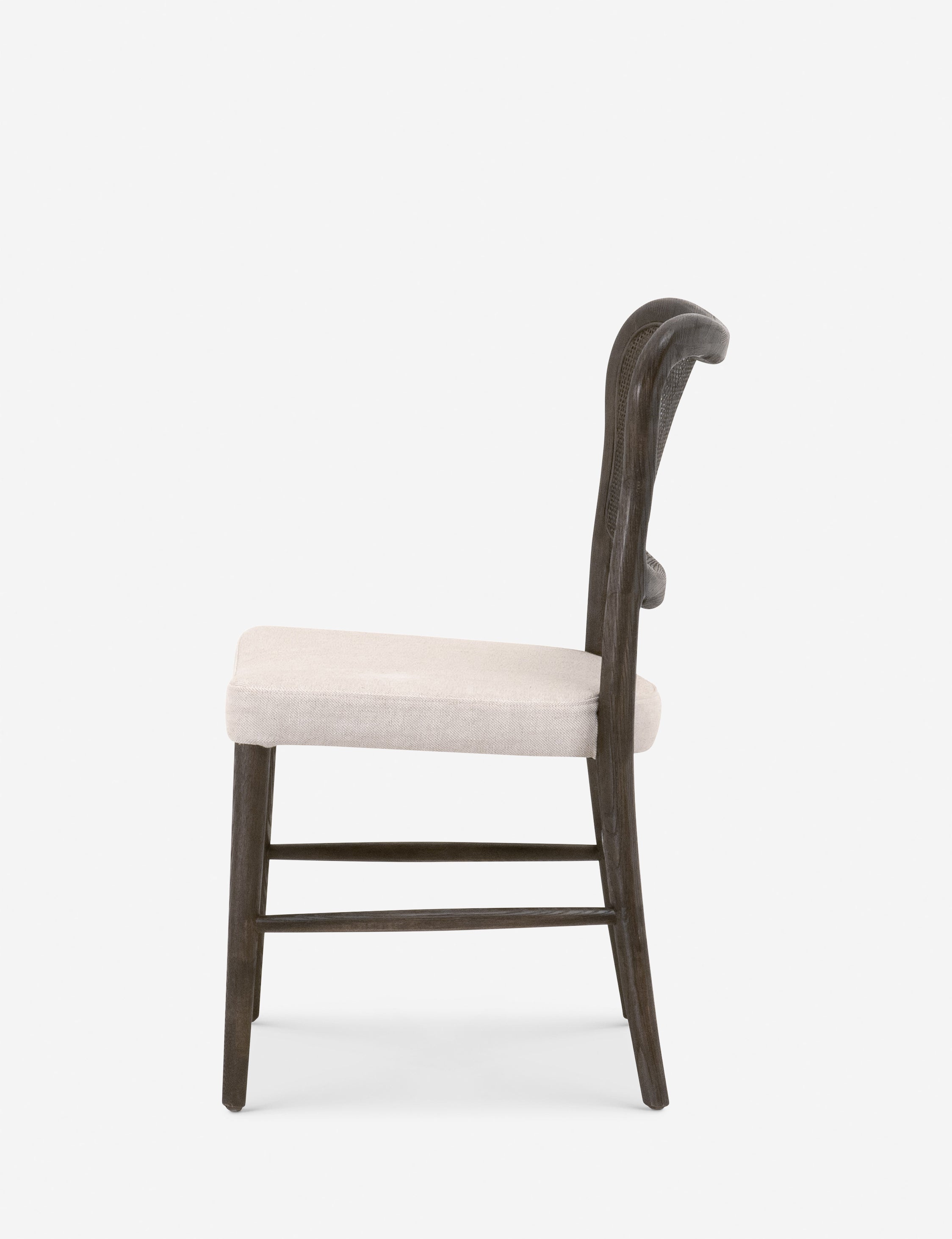 Aniston Modern Dining Chairs Set of 2 - Mid Century Wooden Kitchen Chairs with Upholstered Seat - Perfect for Dining Room, Kitchen, Breakfast Nook & Office
