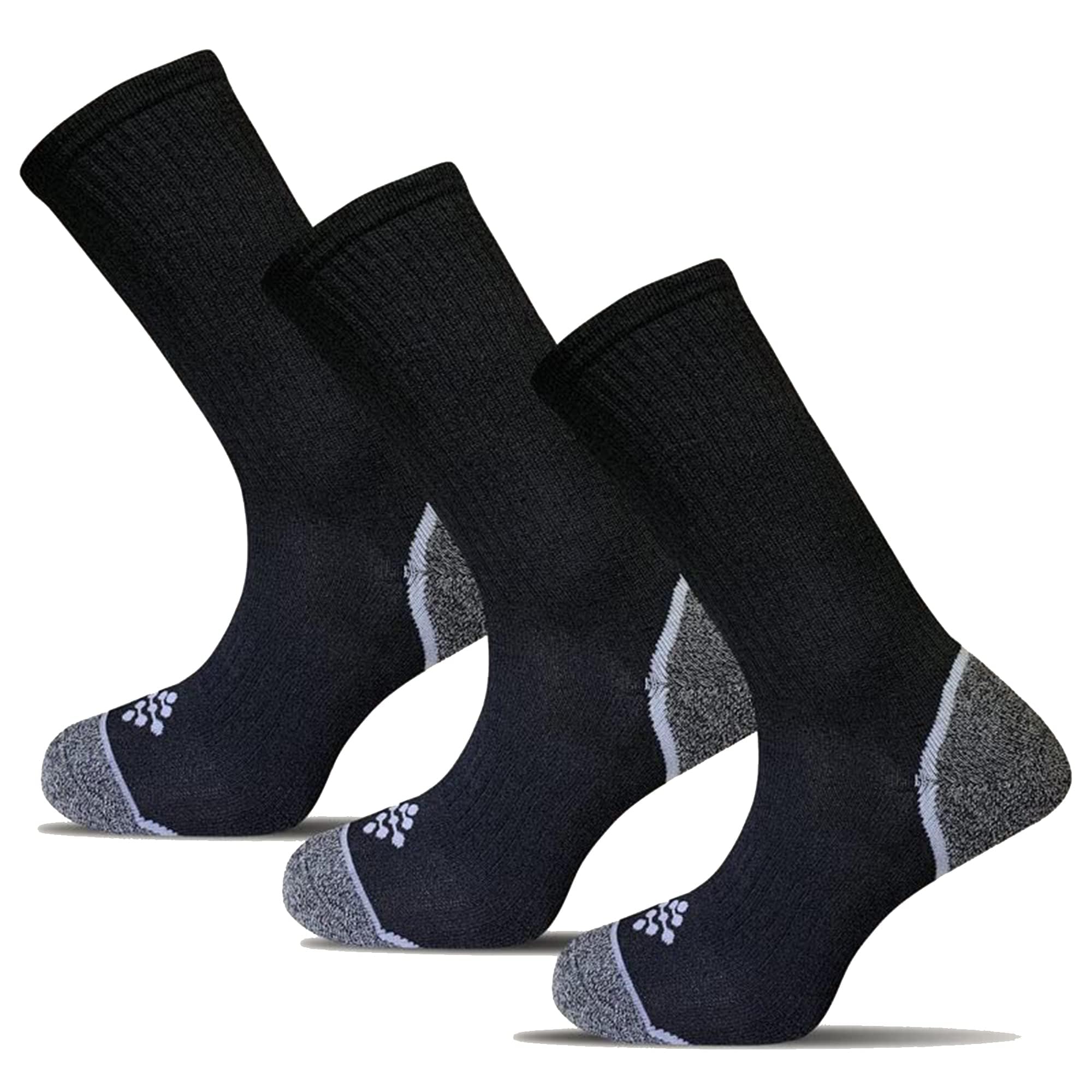 Men's Compression Sport Socks with Infrared Technology - 3 Pairs Pack for Running, Gym & Everyday Comfort