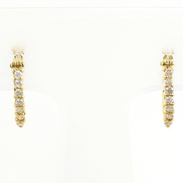 18K Yellow Gold Diamond Stud Earrings for Women - Elegant & Timeless Jewelry Gift for Anniversary, Wedding, or Special Occasion