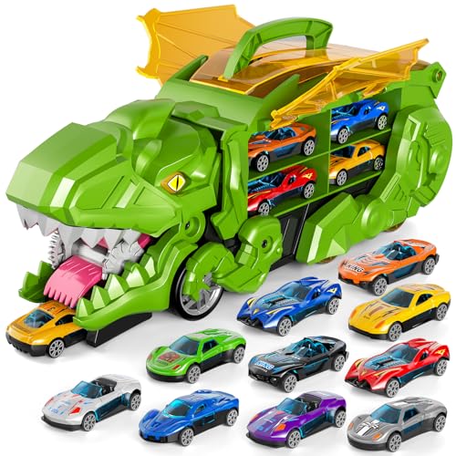 Green Dinosaur Truck