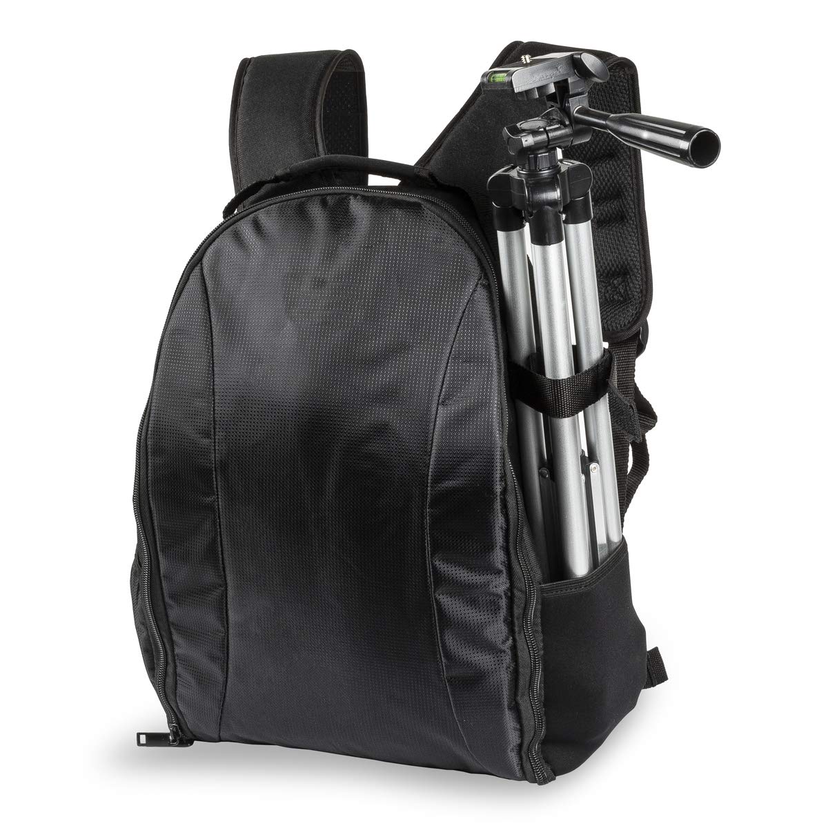 Professional DSLR/SLR Camera Backpack Bag - Padded Photography Equipment Case for Nikon, Canon, Sony, Pentax, Olympus, Panasonic, Fujifilm & More (Black) - Perfect for Travel, Hiking & Outdoor Photography