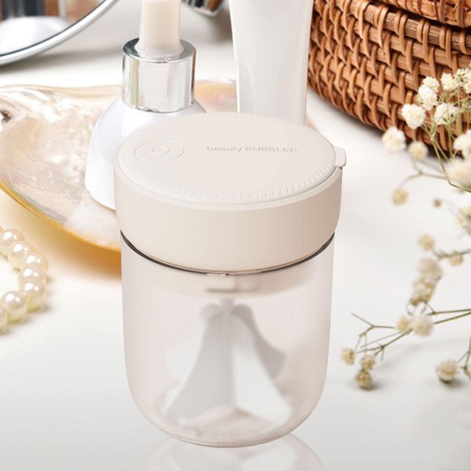 Portable Foam Maker for Face Wash & Skincare - White | Home & Travel Use