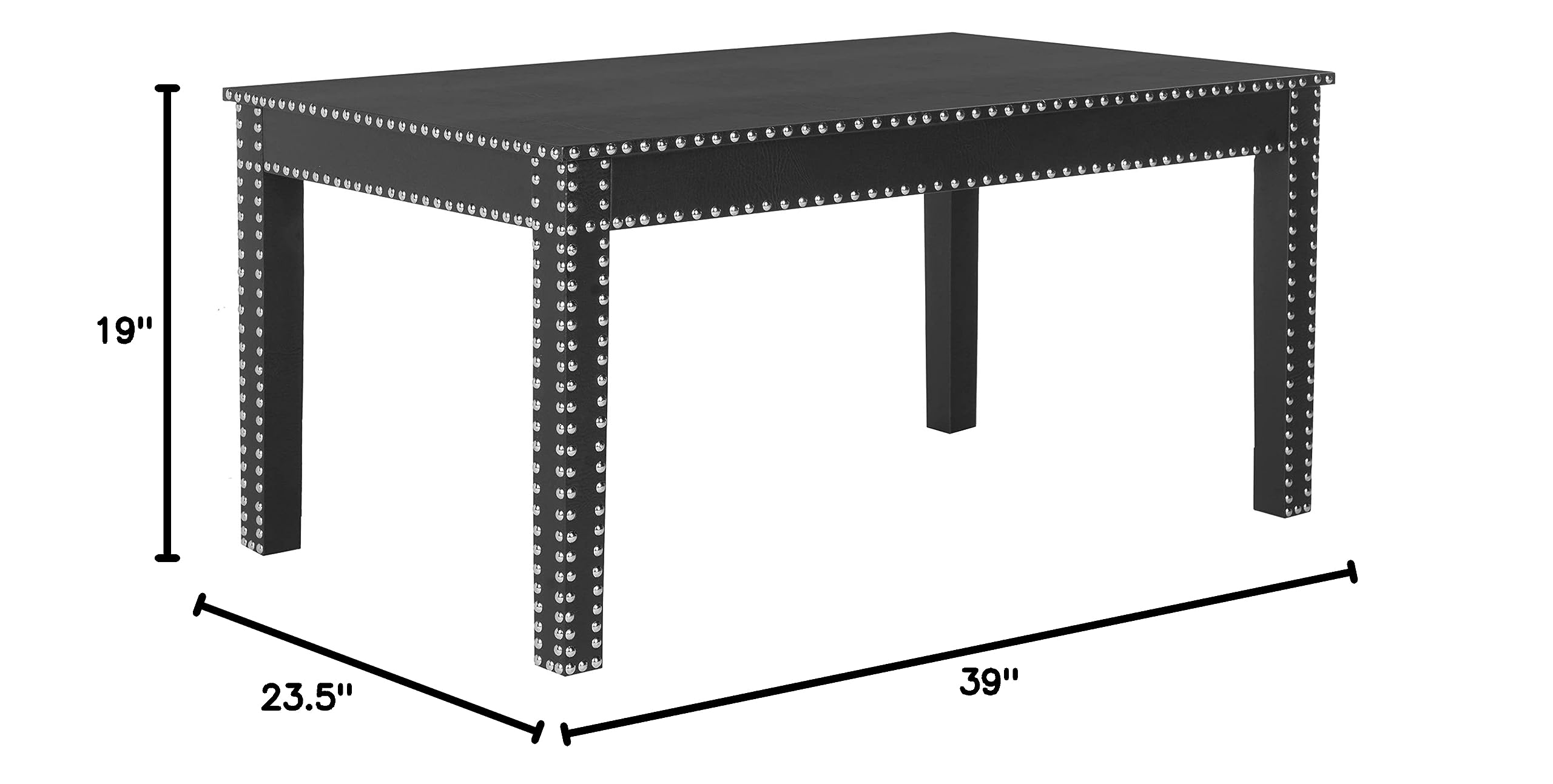 SAFAVIEH Home Collection Crispus Black Coffee Table - Modern Living Room Furniture for Small Spaces, Stylish & Durable