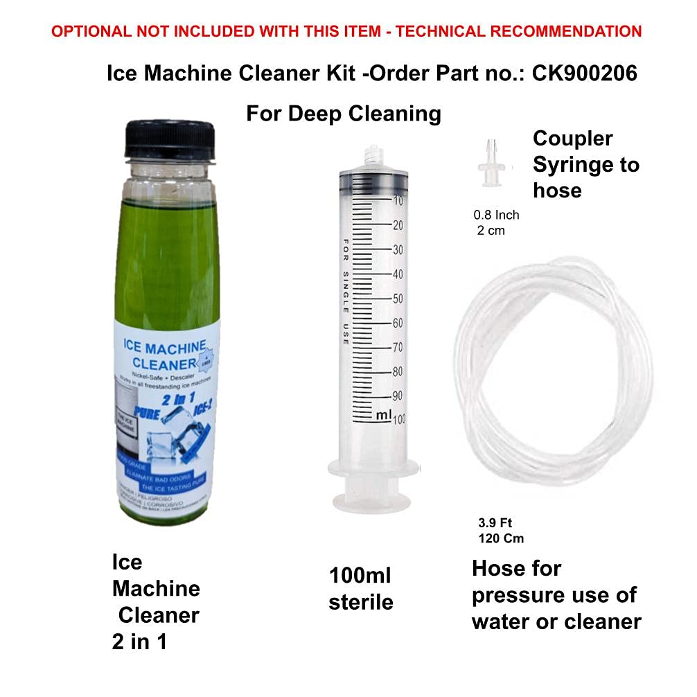 Best Ice Machine Cleaner for KitchenAid 4784604 - Deep Cleaning Solution for Refrigerator & Freezer Ice Makers - Eliminates Mold & Odors - Safe for Home & Commercial Use
