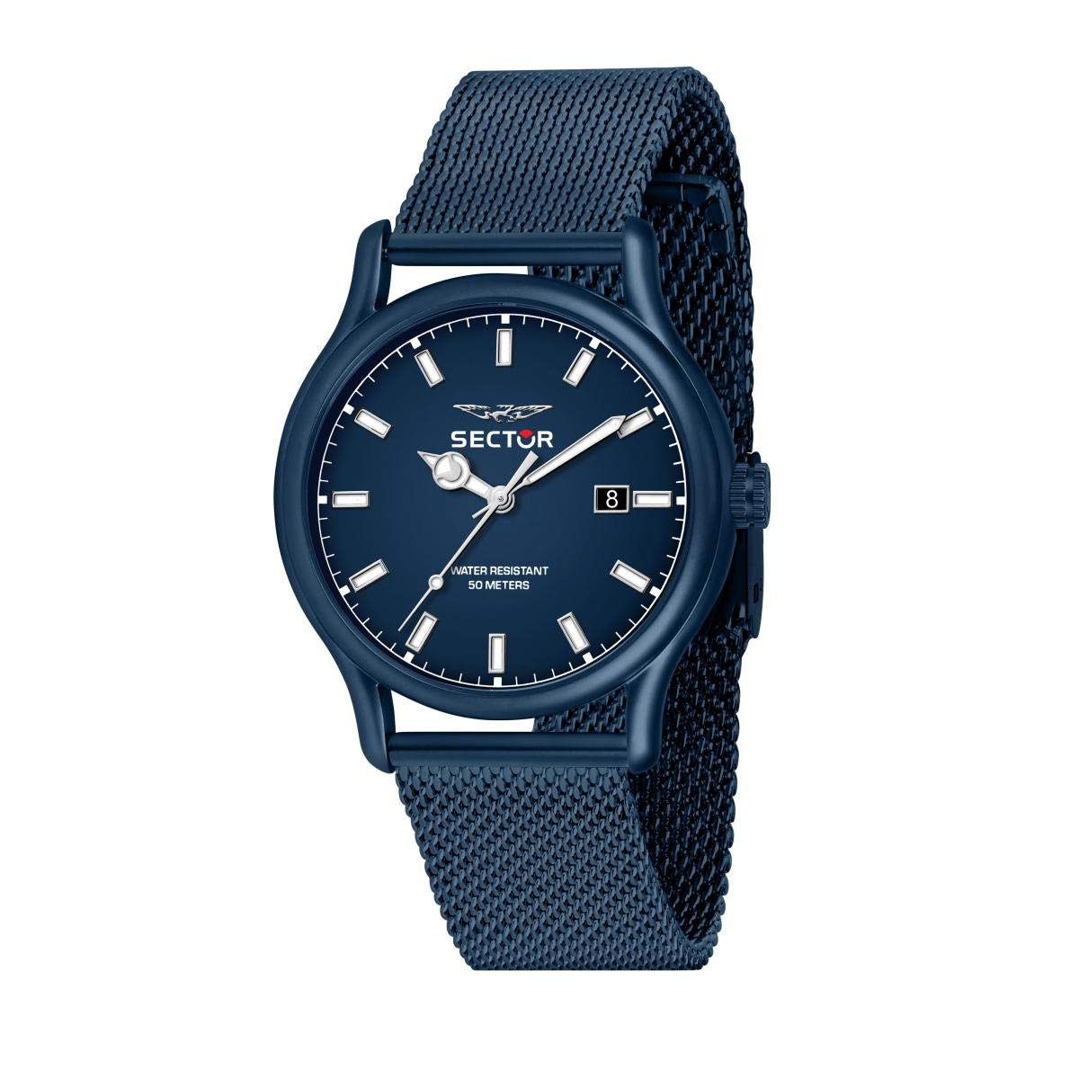 SECTOR 660 43mm Men's Waterproof Stainless Steel Watch - Durable Analog Wristwatch for Business, Casual & Outdoor Activities