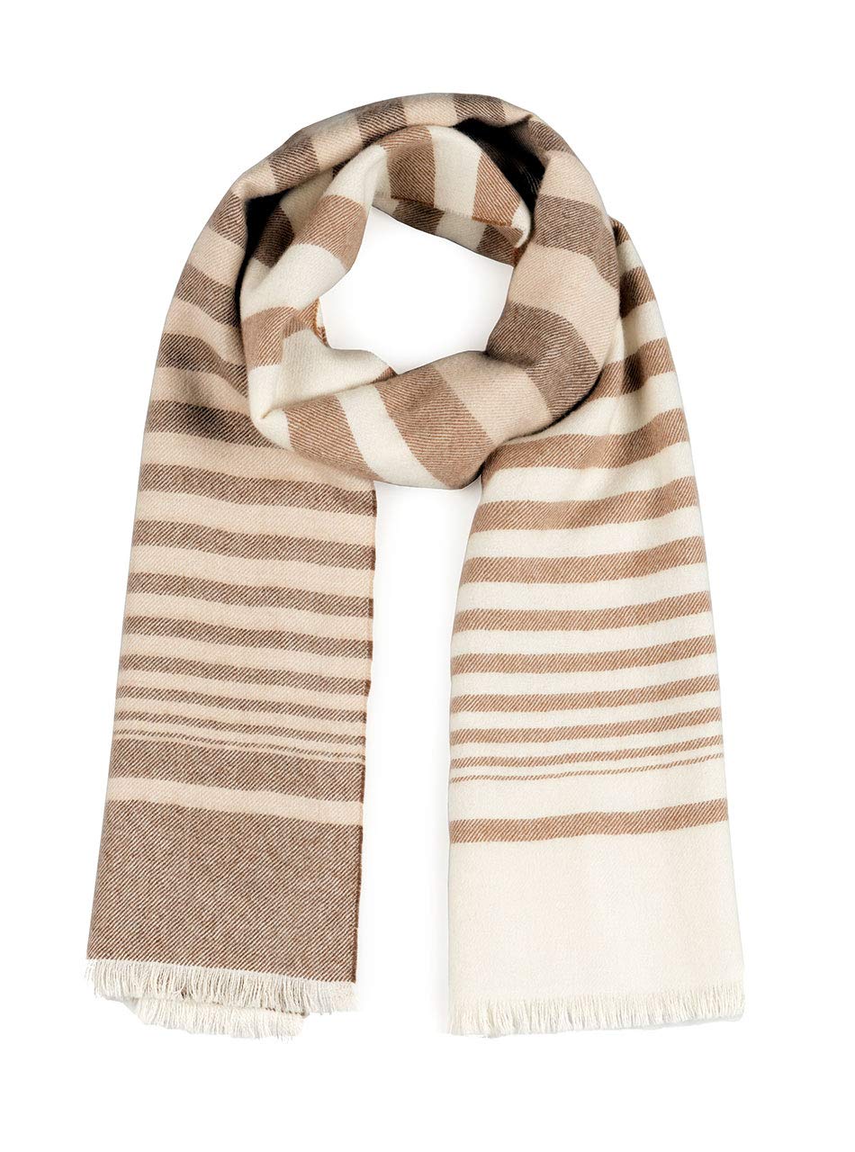Soft & Warm Baby Alpaca Oversized Scarf - 100% Natural Eco-Friendly Alpaca Wool Shawl for Women & Men - Perfect for Winter, Travel & Gift Giving