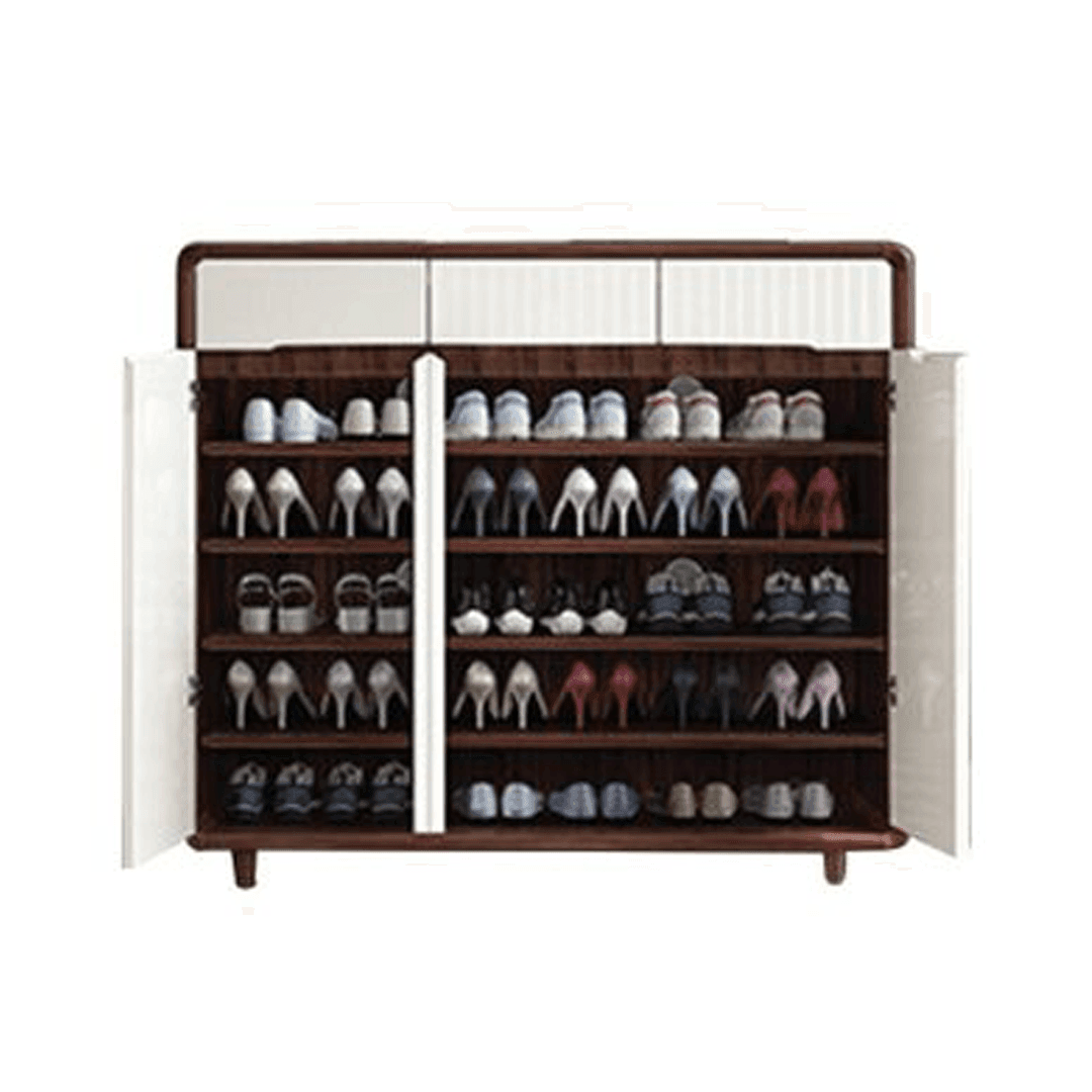 Dune 3-Door Shoe Storage Cabinet - Organize Entryway, Closet & Mudroom | Space-Saving Shoe Rack for Home & Office