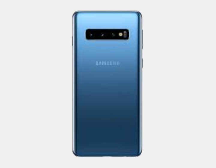 Samsung Galaxy S10 SM-G973F/DS 128GB 8GB RAM Dual SIM GSM Unlocked Smartphone - Prism Blue | International Version for Travel & Business Use
