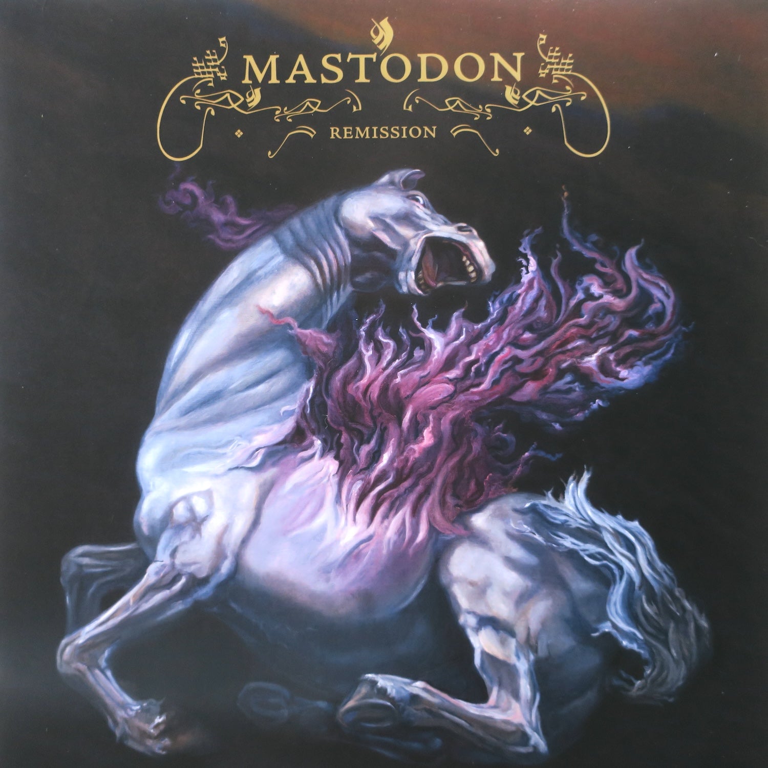 MASTODON 'Remission' Limited Edition Blue/Purple Pinwheel Splatter Vinyl 2LP Record - Heavy Metal Music for Collectors & Audiophiles - Perfect for Home Listening & Vinyl Enthusiasts