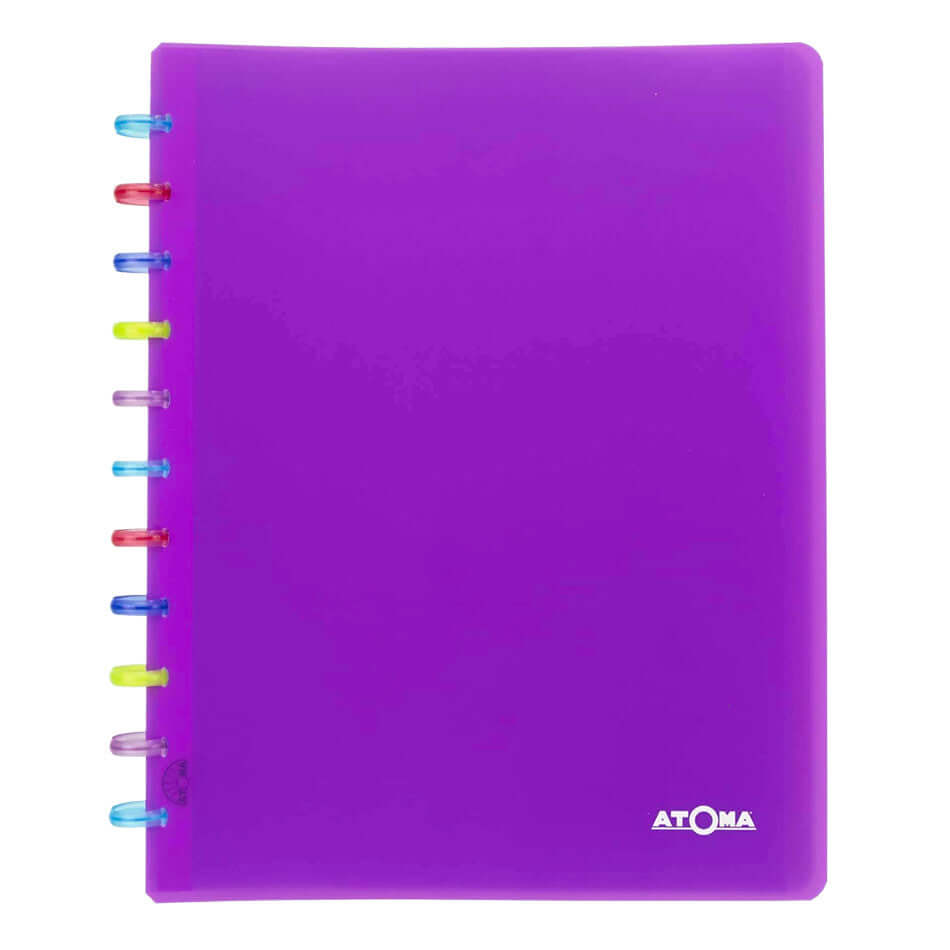 Atoma Tutti Frutti Spiral Notebook - 210 x 295mm (8.3 x 11.6 inches) Refillable & Customizable for School, Office & Creative Journaling
