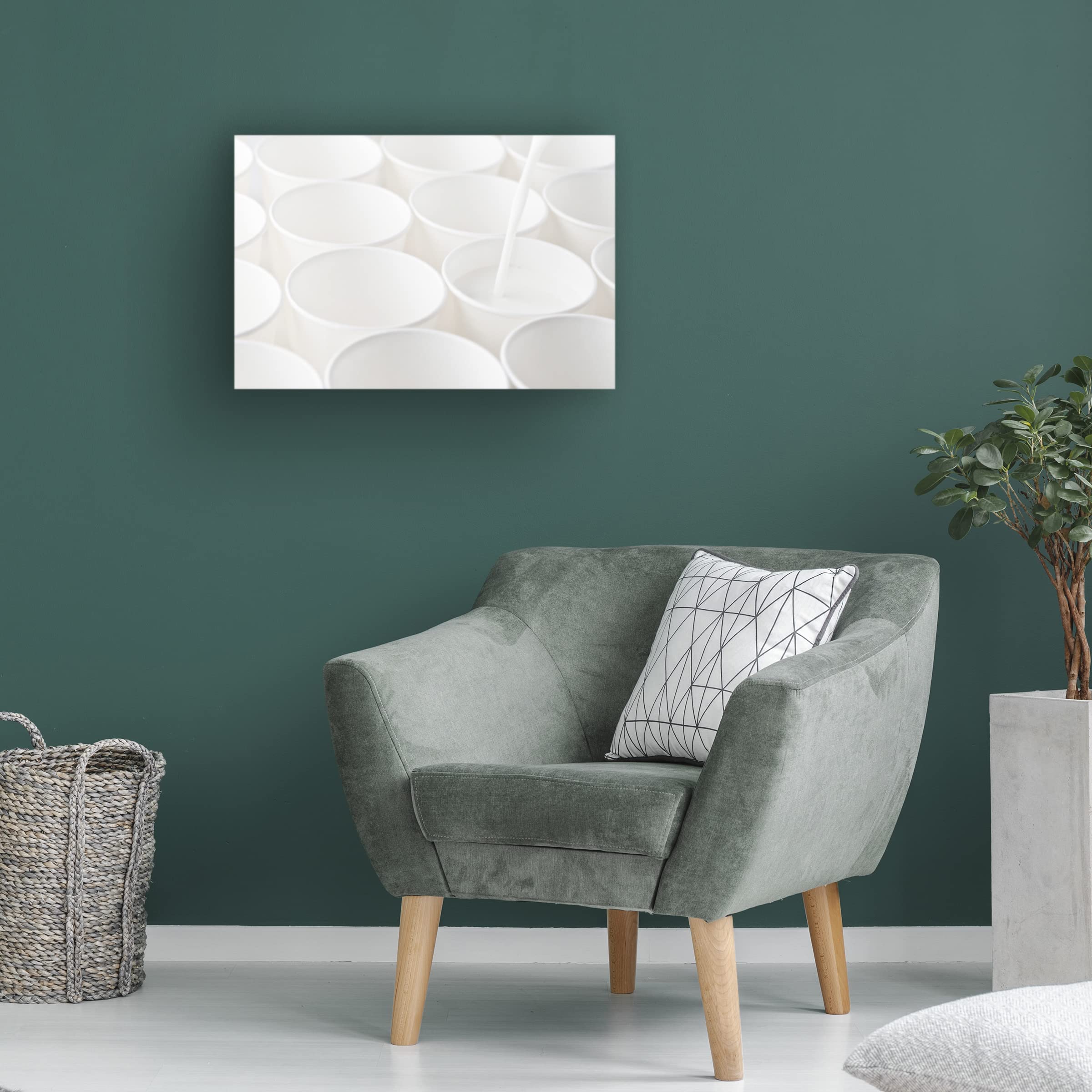 Trademark Fine Art 'Milk' Canvas Print by Suzuhiko Suzuki - Modern Japanese Artwork for Home & Office Decor