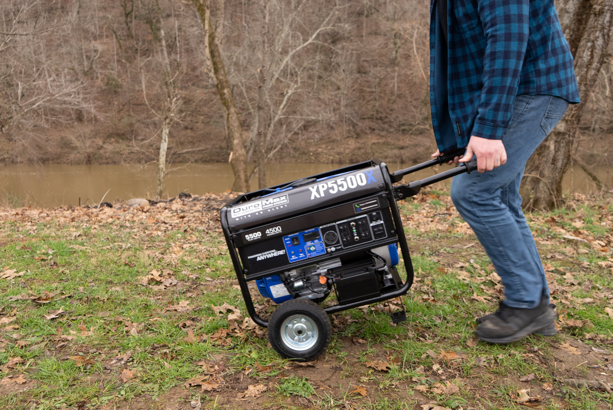 5500W Portable Gasoline Generator with CO Alert - Reliable Backup Power for Home, Camping & Outdoor Emergencies