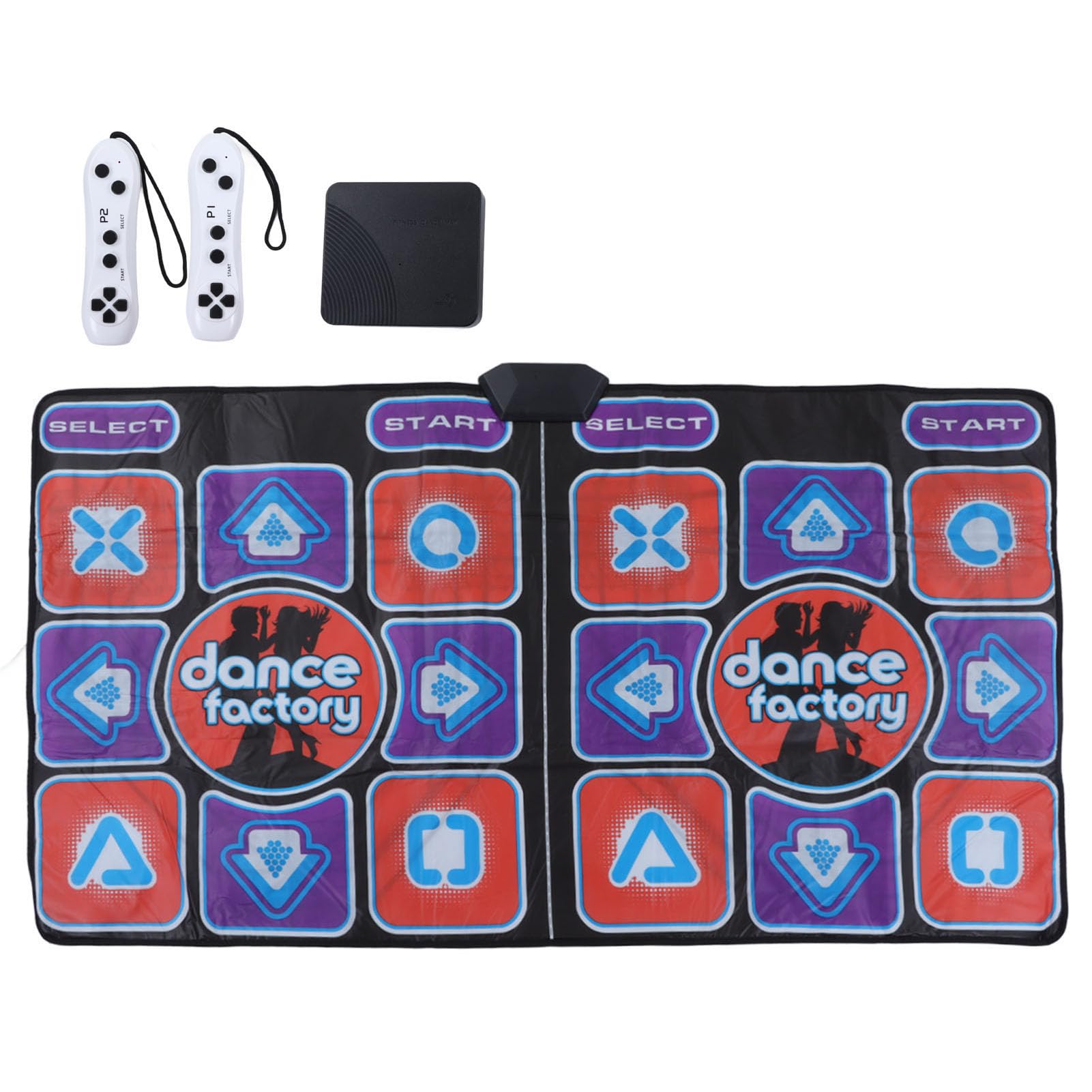 Zyyini Wireless Electronic Dance Mat with HD Camera - Non-Slip Fitness Dance Pad for Kids & Adults, Double Player Mode, High Sensitivity Soft Surface - Perfect for Home Workouts, Dance Games & Family Entertainment