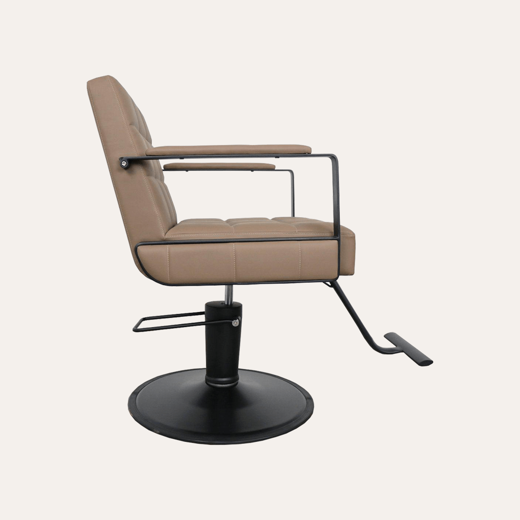 Premium Savannah Salon Chair - Hydraulic Adjustable Styling Chair for Hairdressers & Barbers - Perfect for Salons, Barber Shops & Home Use