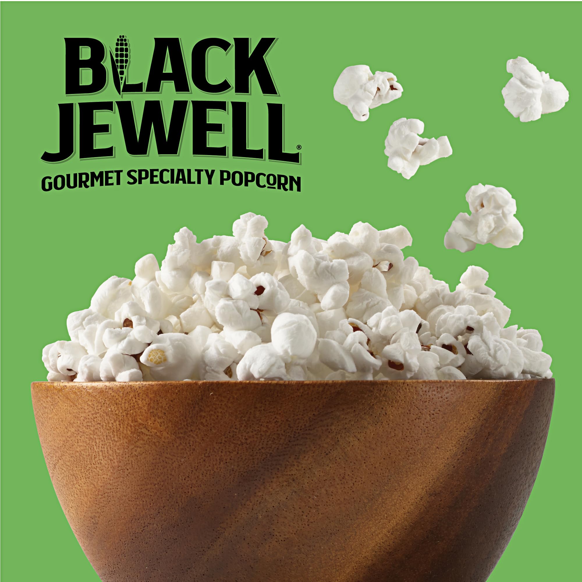 Black Jewell Gourmet Microwave Popcorn Variety Pack - Natural, Touch of Butter, Simply Sea Salt (3-Pack) - Perfect for Movie Nights & Snacking