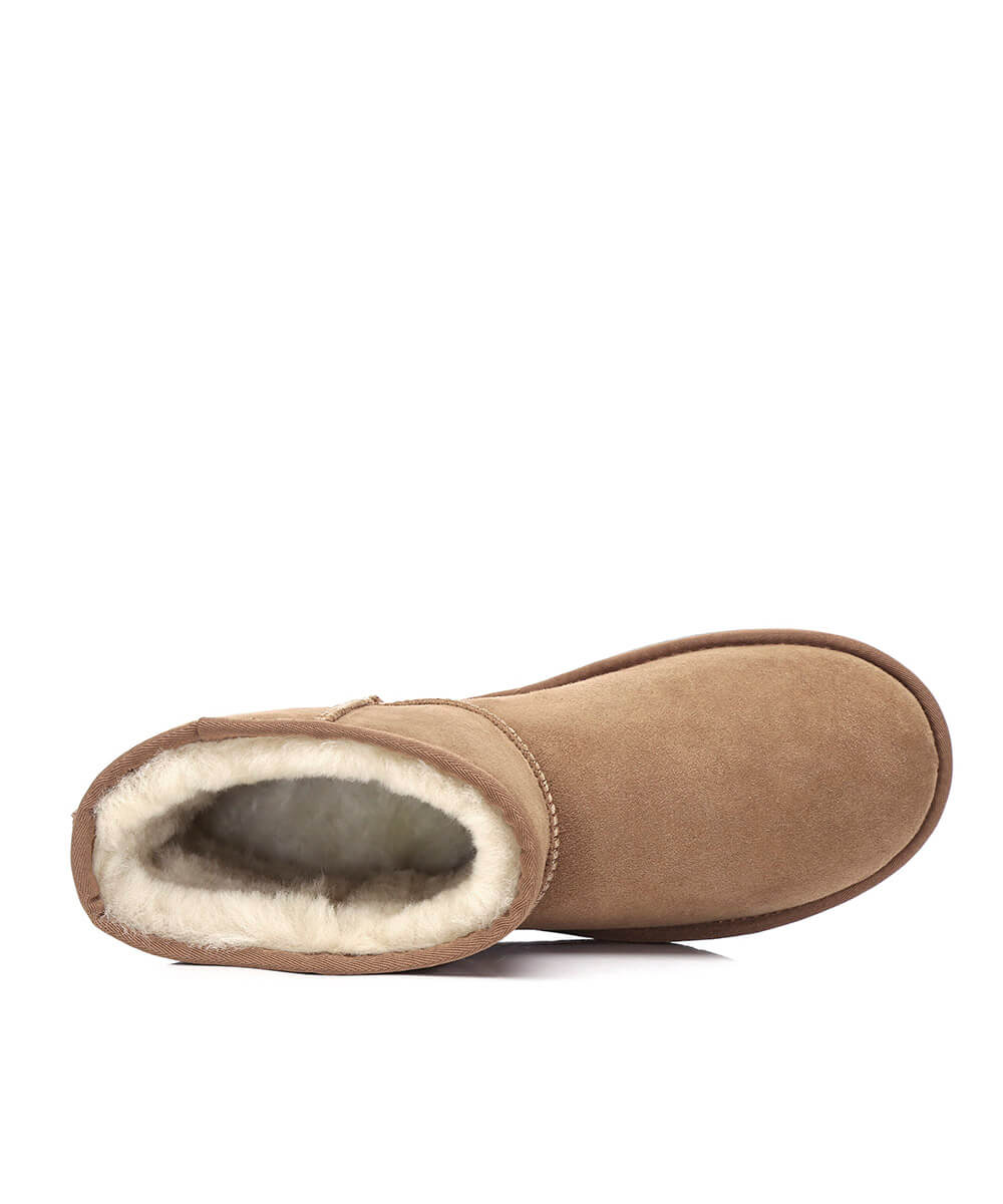 Women's UGG Classic Luxe Mini Boots - Genuine Sheepskin Winter Boots for Women | Cozy & Comfortable | Perfect for Snow, Cold Weather & Casual Outfits