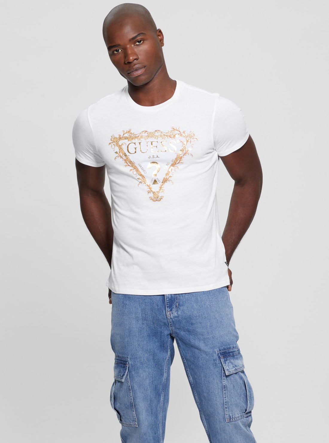 Eco-Friendly White Short Sleeve T-Shirt for Men & Women - Soft Cotton Casual Tee for Everyday Wear, Gym, and Outdoor Activities