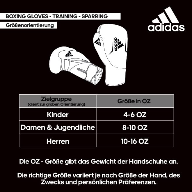 Adidas Speed TILT 150 Boxing Gloves for Men & Women - Professional Training, Heavy Bag, Kickboxing & MMA Punching Gloves - Ideal for Fitness, Sparring & Martial Arts Workouts