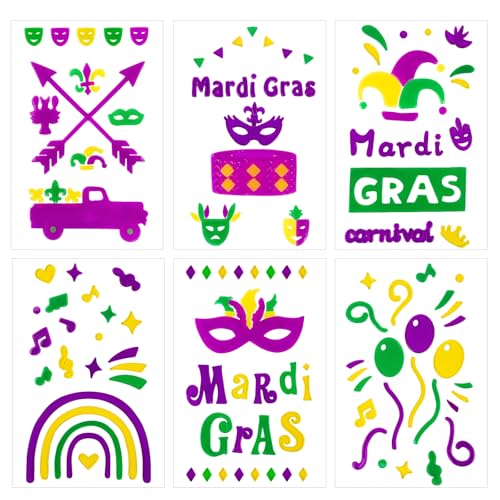 Mardi Gras Clings