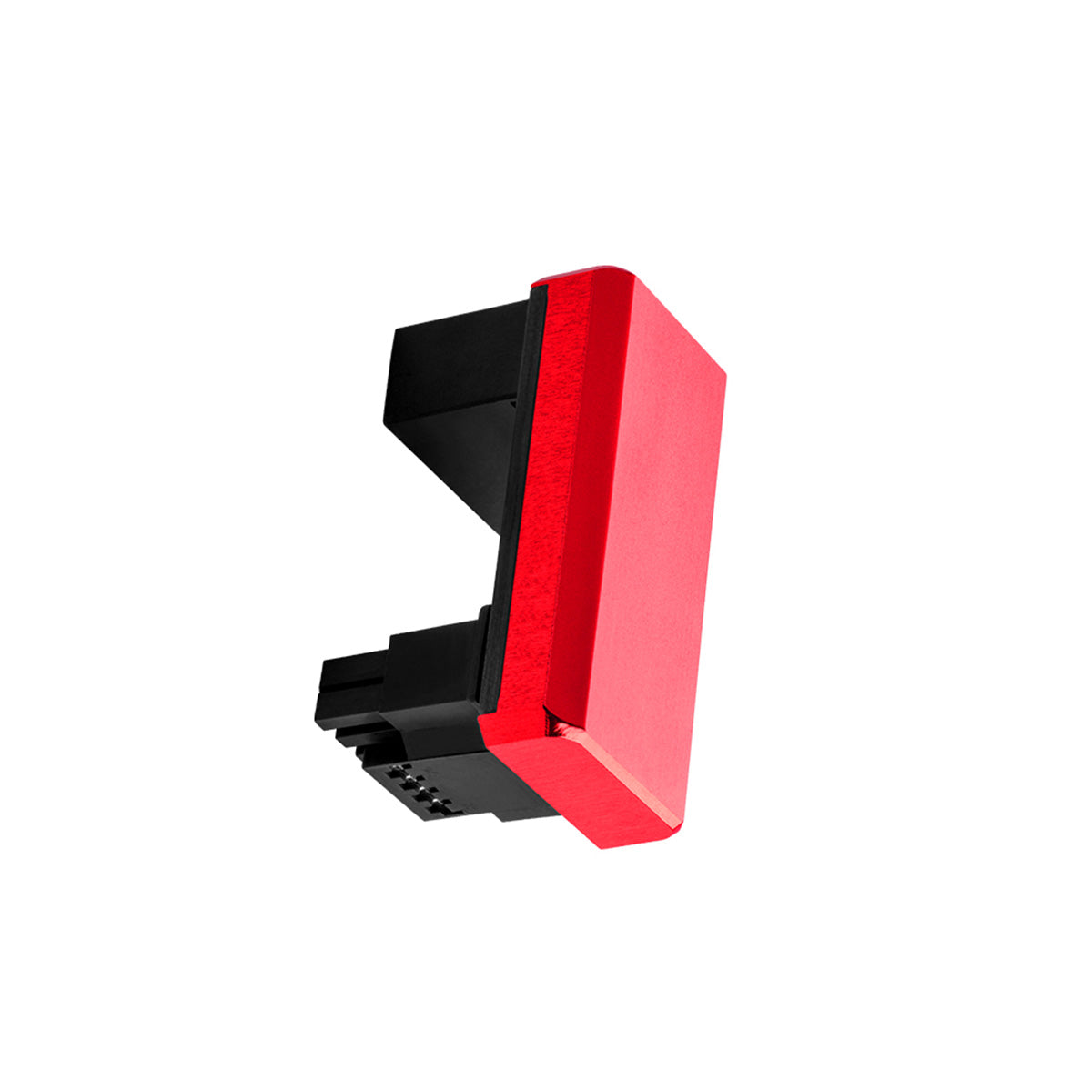 CableMod 12VHPWR 180 Degree Angled Adapter v1.1 - Variant A (Red) - High Performance GPU Power Connector for PC Gaming & Workstation Builds