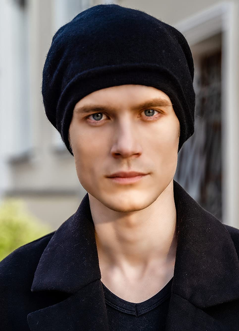 Soft Cashmere Slouchy Knit Beanie Hat for Women - Winter Warm Wool Knitted Skull Cap | Cozy Christmas Gift & Hip-Hop Fashion Accessory | Perfect for Cold Weather, Outdoor Activities & Street Style