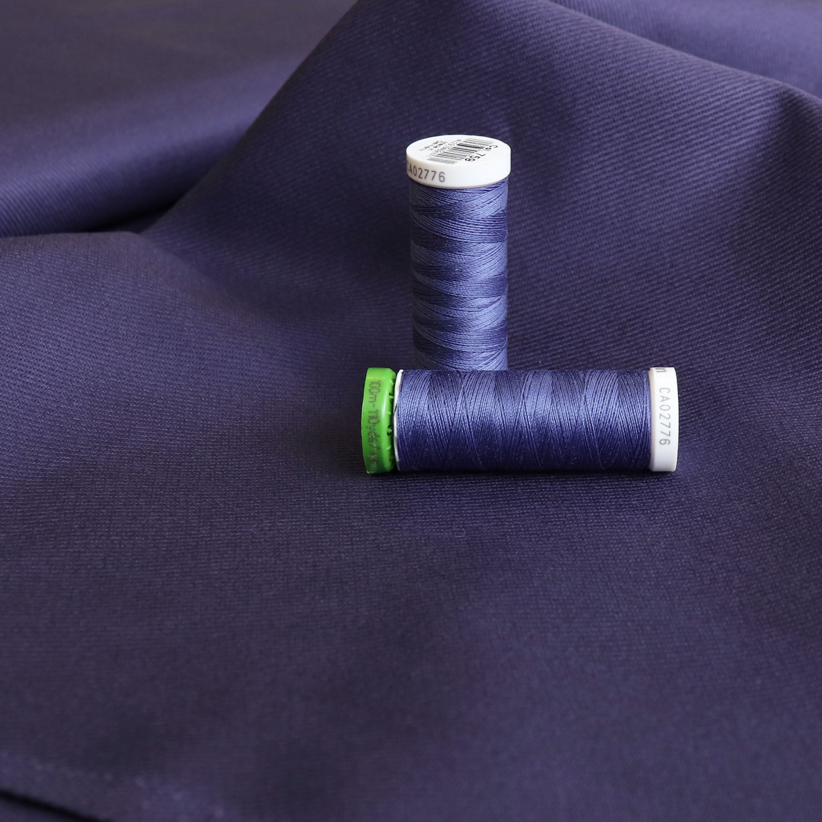 Premium Ventana Cotton Twill Fabric by Robert Kaufman - Ultra Violet Purple for Quilting, Apparel & Home Decor Projects