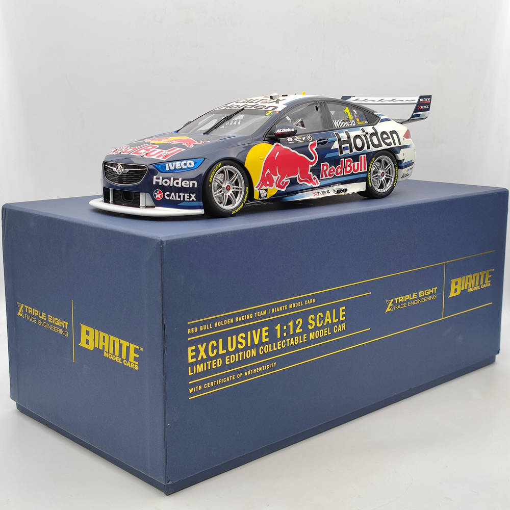 1:12 Scale Red Bull Racing Team Holden ZB Commodore V8 Supercar 2018 #1 B12H18A Resin Model Toy Car - Collectible Diecast Gift for Racing Fans & Display Decor