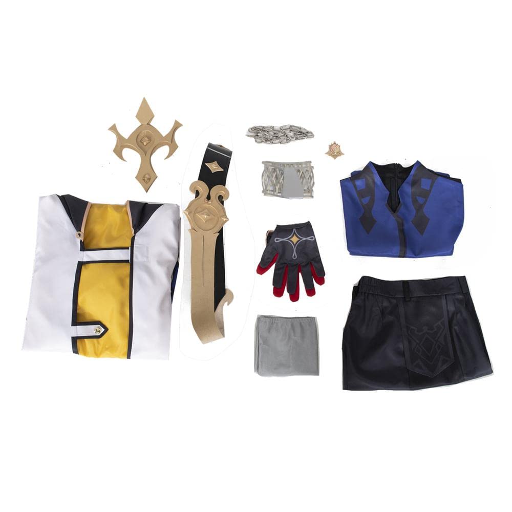 Genshin Impact Cosplay Costume with Wig - Official Game Character Outfit for Halloween, Anime Conventions & Role Play | Perfect for Fans & Collectors