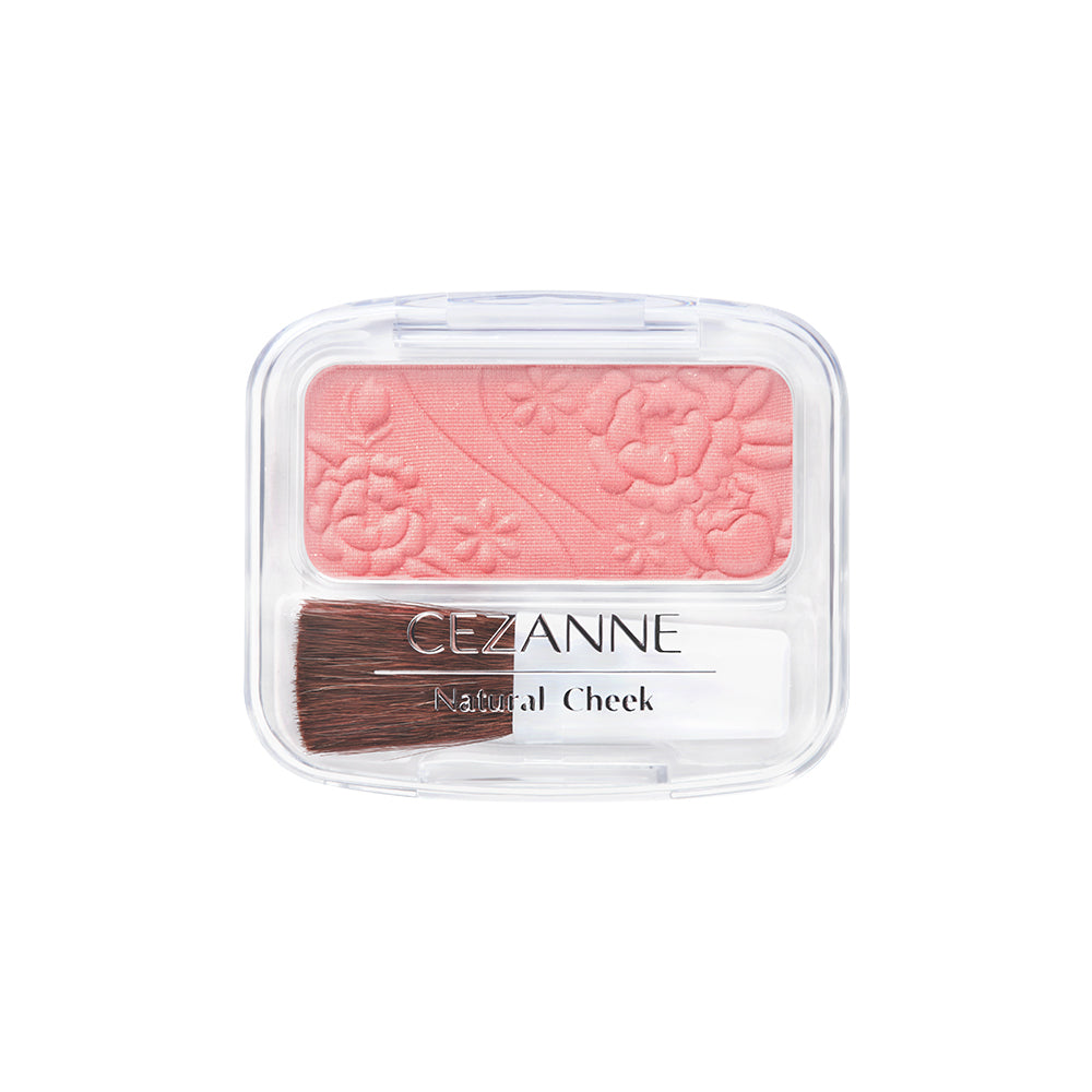 CEZANNE Natural Cheek Blush N 3.5g - 4 Flattering Shades | Buildable, Long-Lasting Powder Blush for Everyday Makeup & Special Occasions