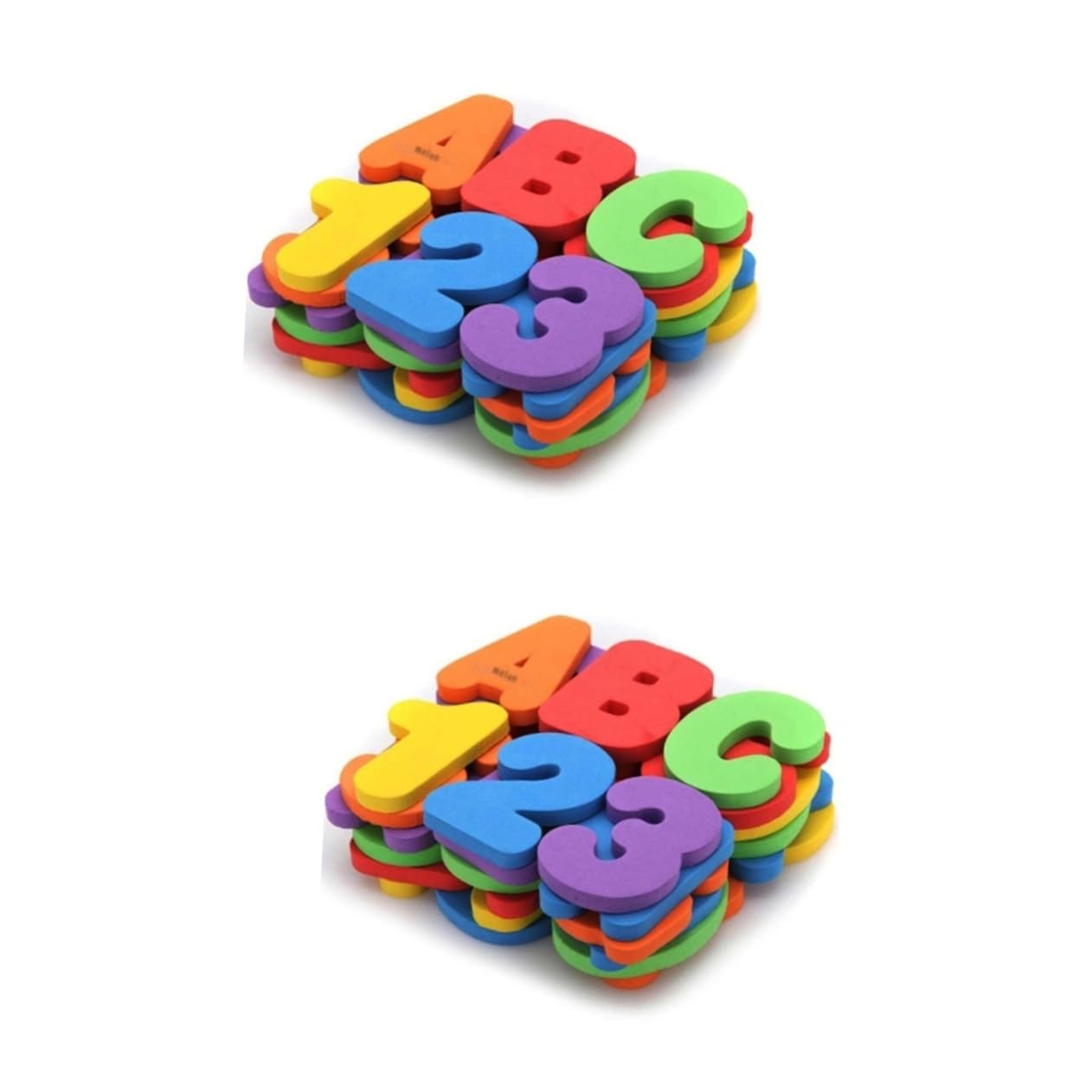 KICHOUSE 72 Pcs Foam Bath Toys for Kids - Fun Water Play & Learning Toys for Toddlers - Perfect for Bathtime, Pool Parties & Sensory Play