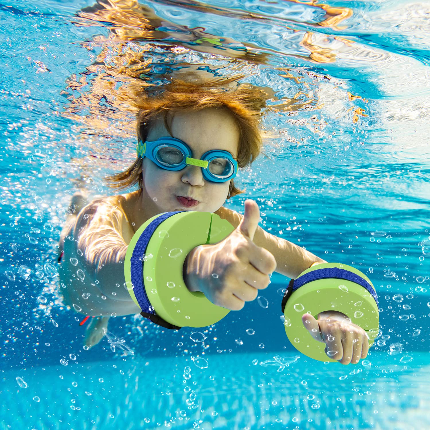 Premium Water Aerobics Set - Foam Dumbbells & Swim Cuffs for Pool Fitness, Aquatic Exercise Equipment - Ideal for Water Workouts, Swimming Training & Hydrotherapy Sessions