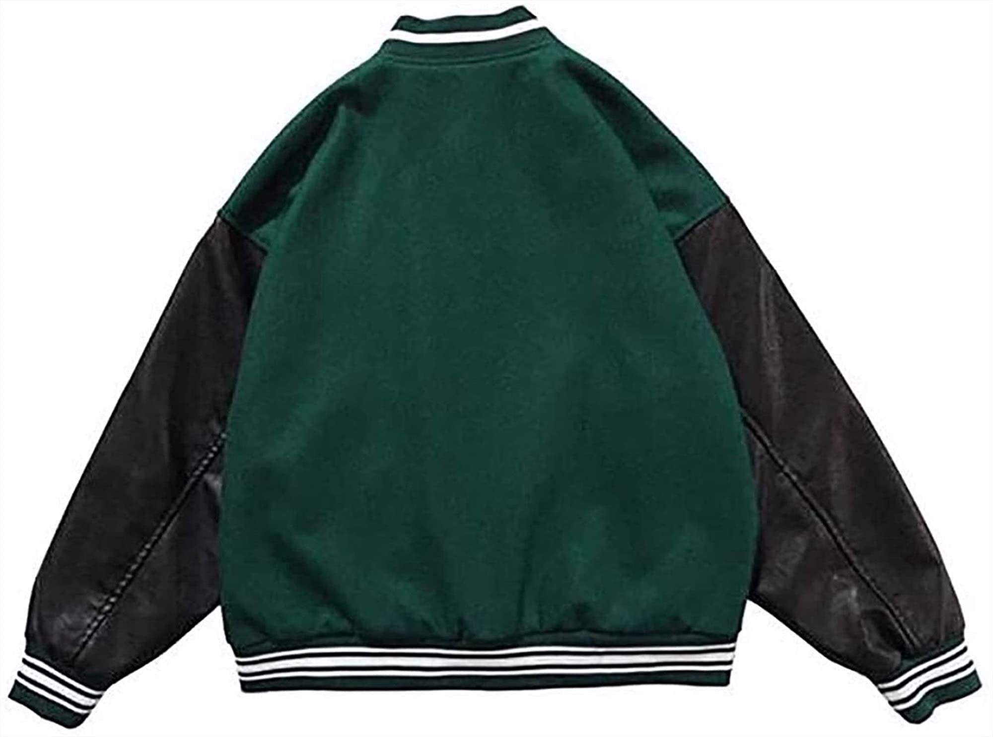 Men's College Baseball Jacket - Varsity Style Sweatshirt Jacket for Sports & Casual Wear | Perfect for Campus, Games, and Everyday Outfits