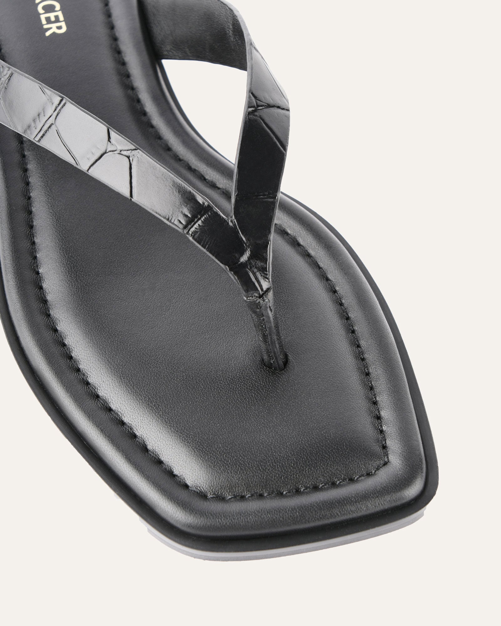 French Bulldog Flat Sandals for Women - Black Crocodile Print Comfortable Summer Slides | Perfect for Beach, Pool, and Casual Outings