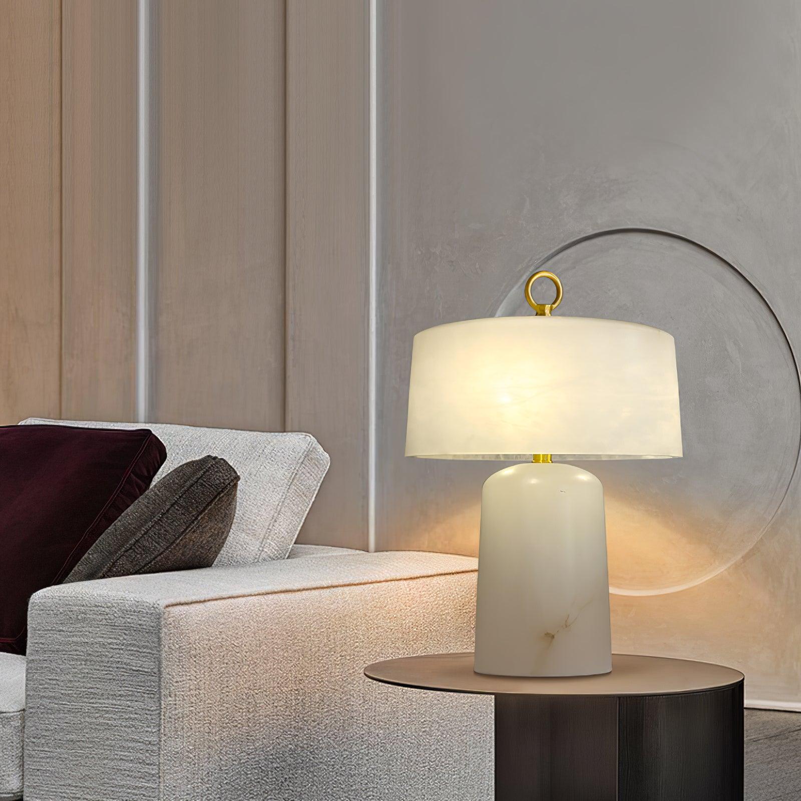 Aogashima Modern LED Table Lamp - Adjustable Brightness, USB Charging Port, Night Light for Bedroom, Living Room, Office - Perfect for Reading, Working & Relaxing