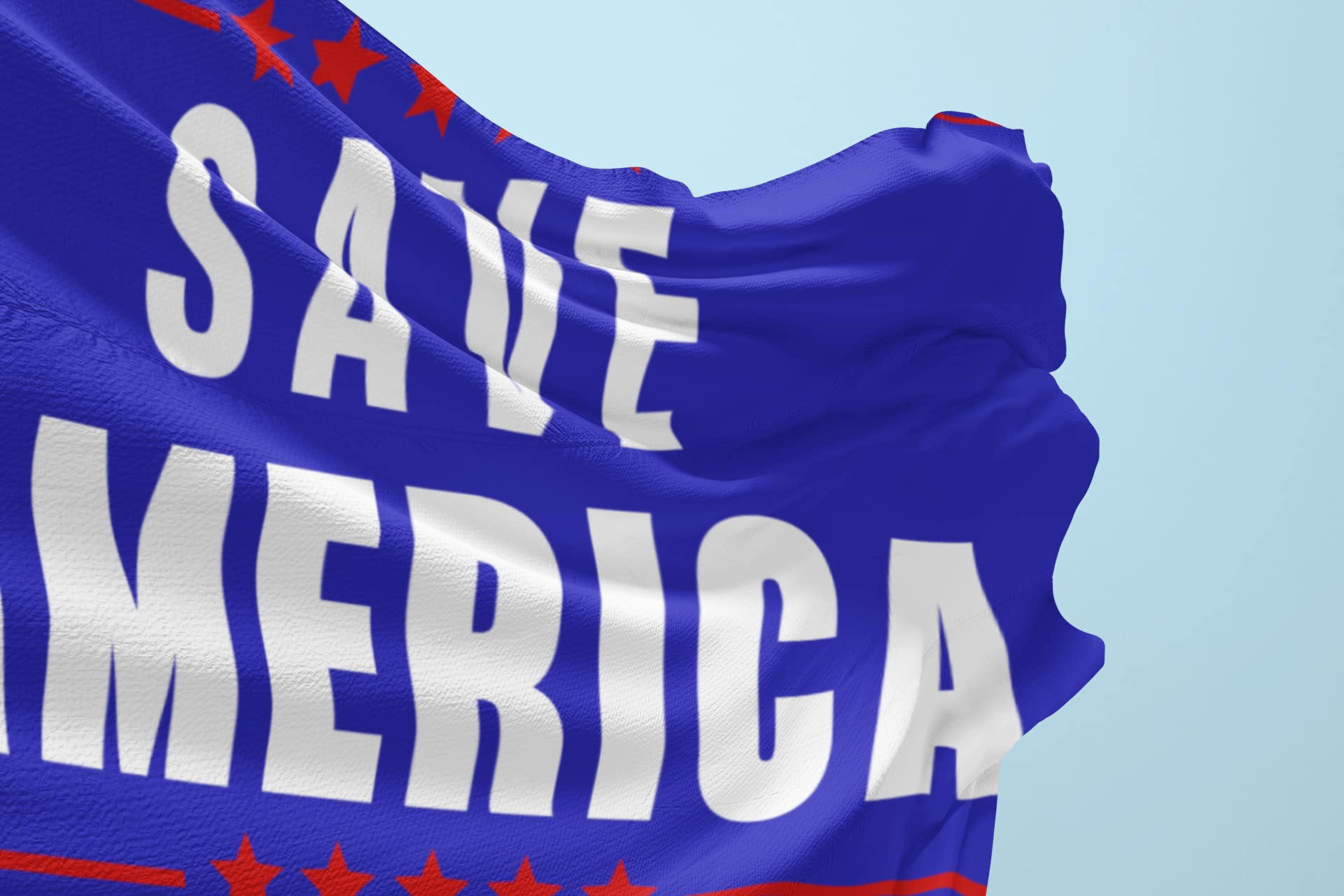 Save America 3x5 ft Flag - 2024 Large American Patriotic Flag with Brass Grommets | Perfect for Outdoor Display, Political Rallies & Home Decoration